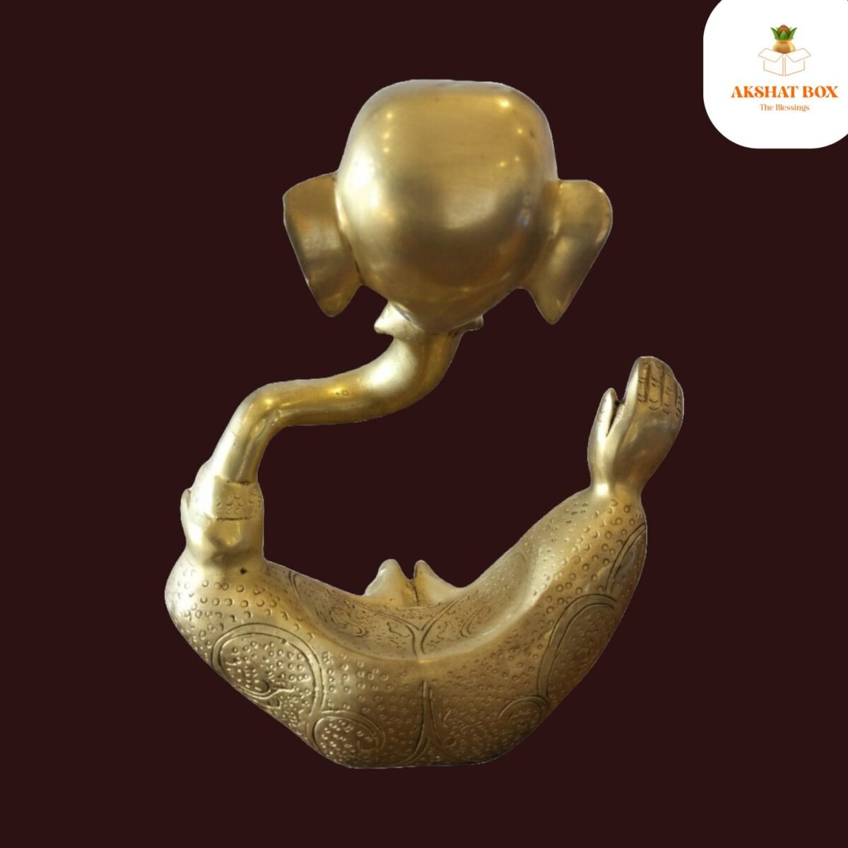 Antique  Brass Ganesha Golden Finish - Image 5