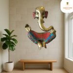 Antique  Brass Ganesha Stone work