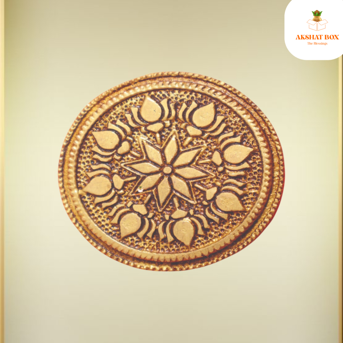 Circular Ethnic Pedestrail Chowki Round - Image 5