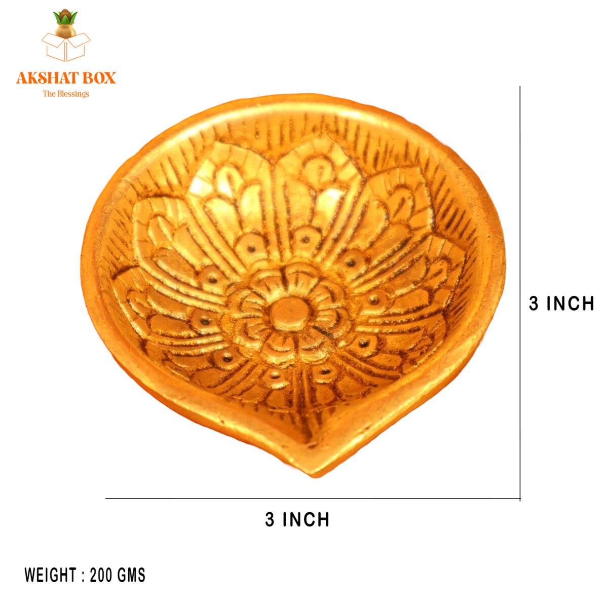 Brass lotus Design  Deepak for Diwali - Image 3