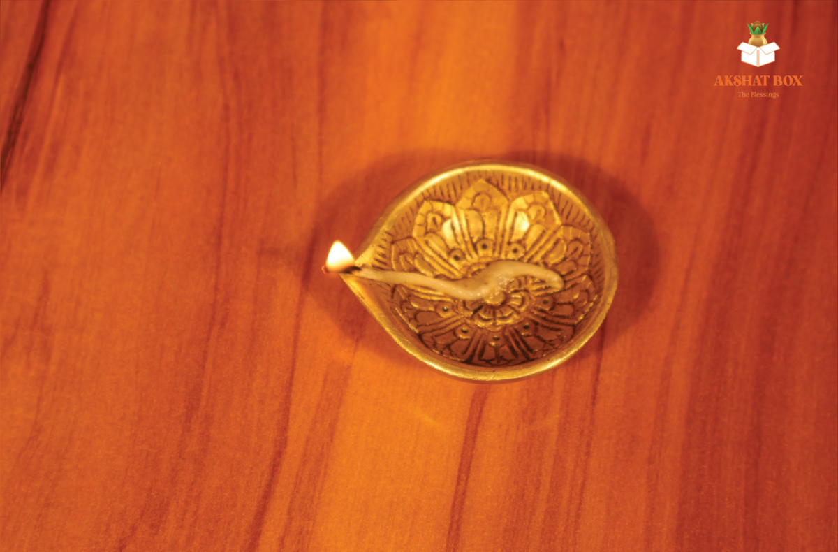 Brass lotus Design  Deepak for Diwali - Image 5