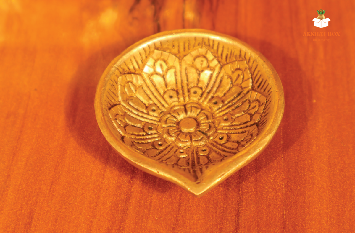 Brass lotus Design  Deepak for Diwali - Image 8