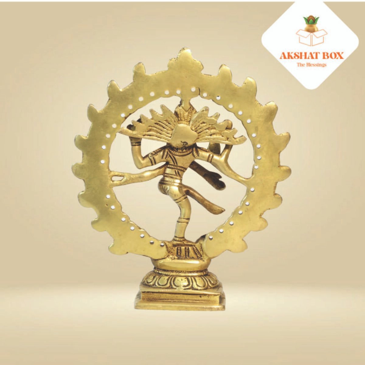 Antique natraj brass statue - Image 5