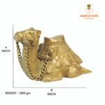 BRASS VASTU SITTING  CAMEL STATUE - Image 3