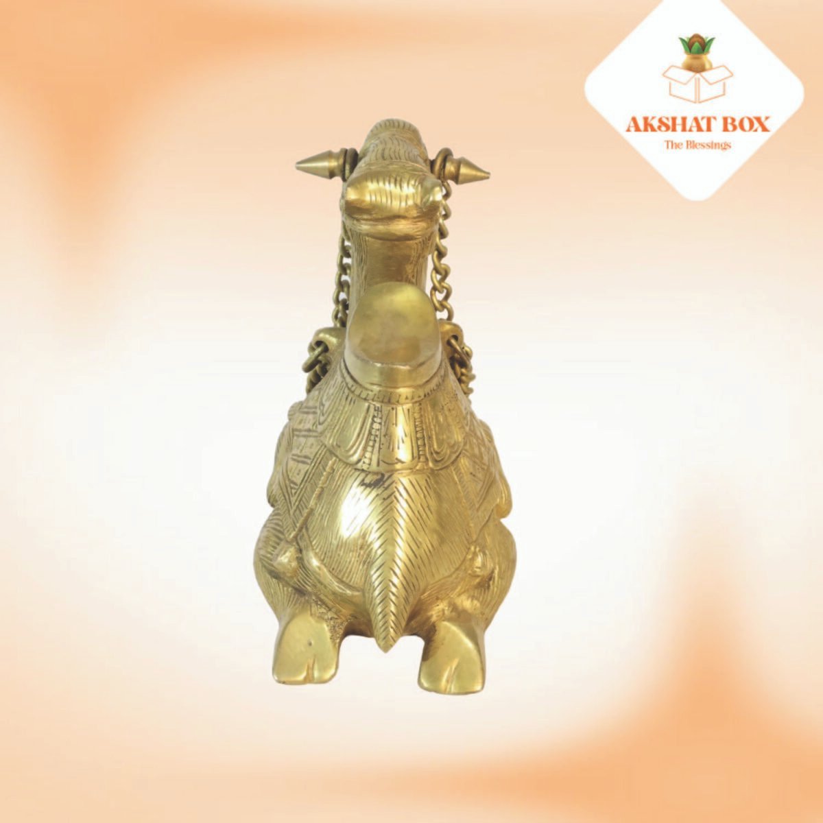 BRASS VASTU SITTING  CAMEL STATUE - Image 4