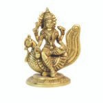 Brass Swarswati  Idol With Hans - Image 2