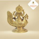 Brass Swarswati  Idol With Hans - Image 4