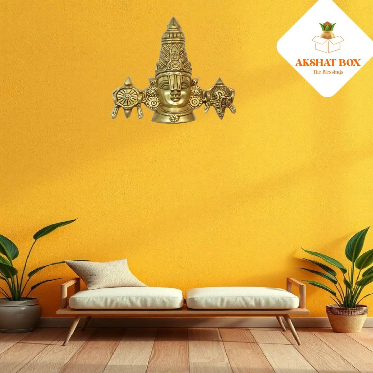 Brass wall Hanging Decore Balaji - Image 4