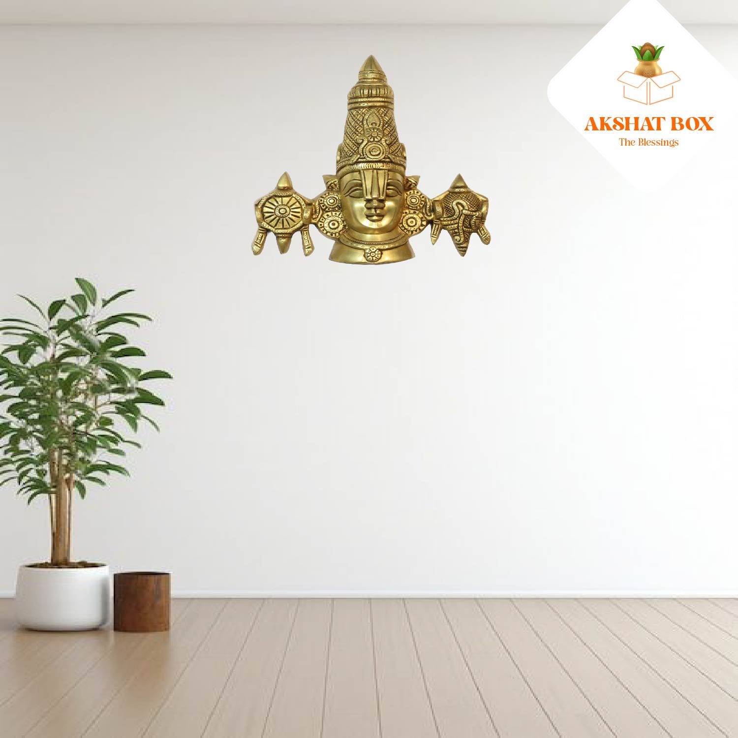 AB17270.PT04 Brass wall Hanging Decore Balaji - Image 1