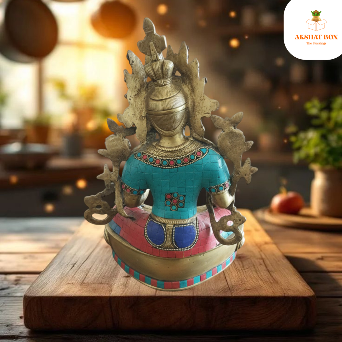 Green Tara maa stone work - Image 9