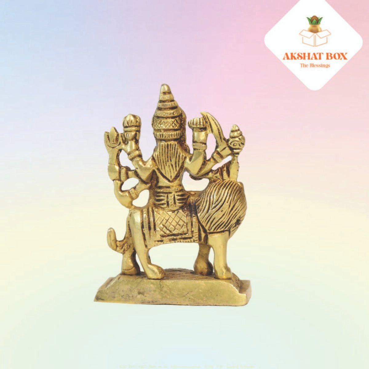 Brass Durga mata - Image 5