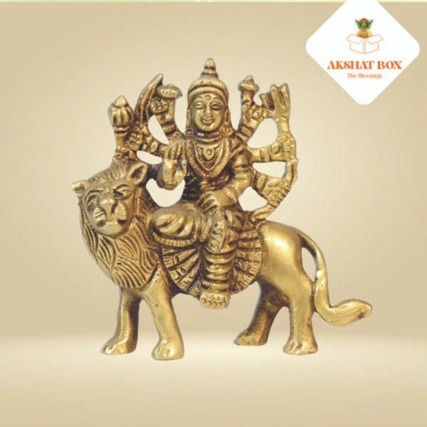 Brass Durga mata