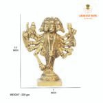 Brass Panchmukhi Hanumaan - Image 3