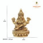 Brass Vishanu  laxmi pair - Image 3