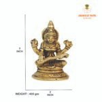 Brass  Mini sraswati maa - Image 3