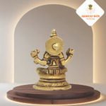 Brass  Mini sraswati maa - Image 4