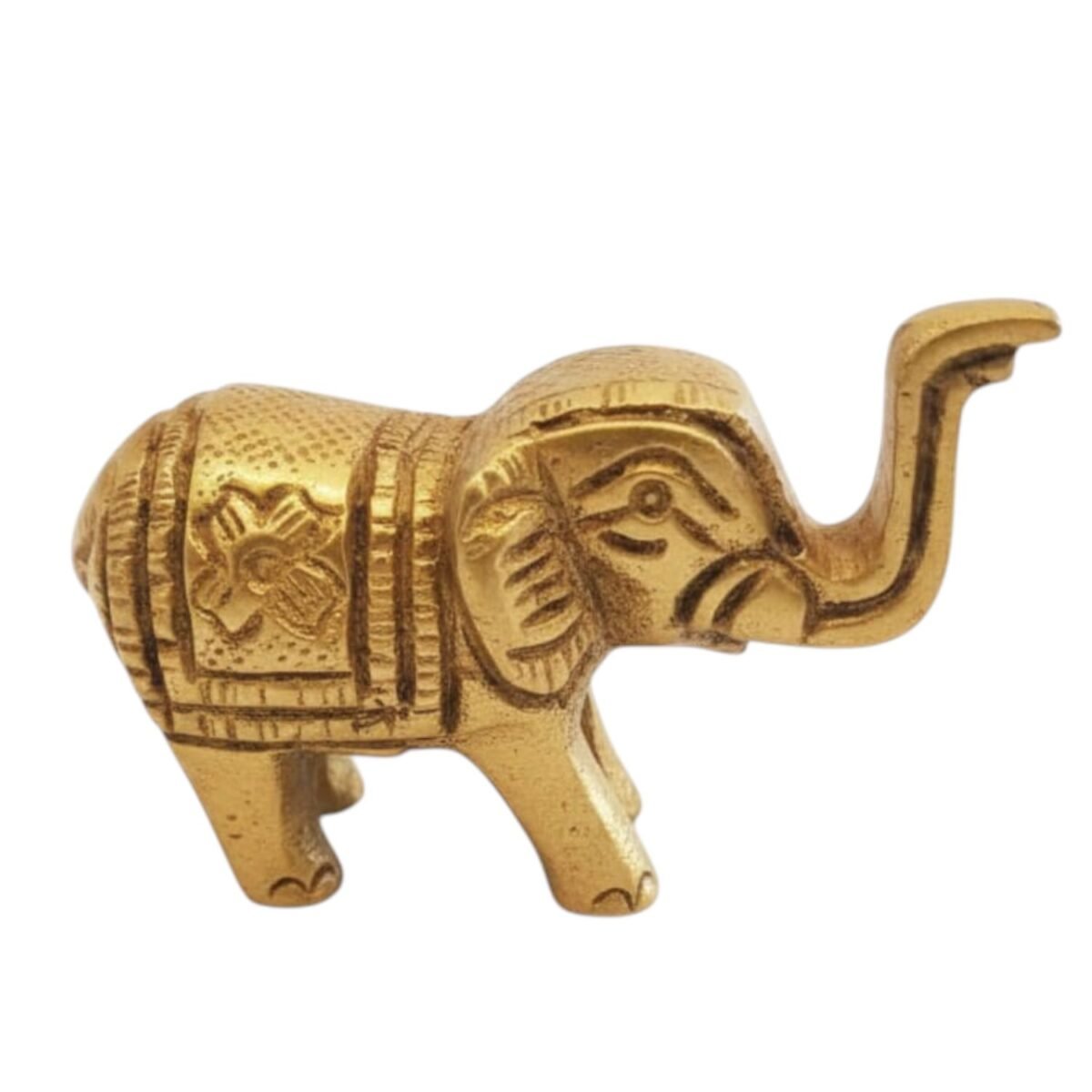 Brass mini elephant set of 2 - Image 2