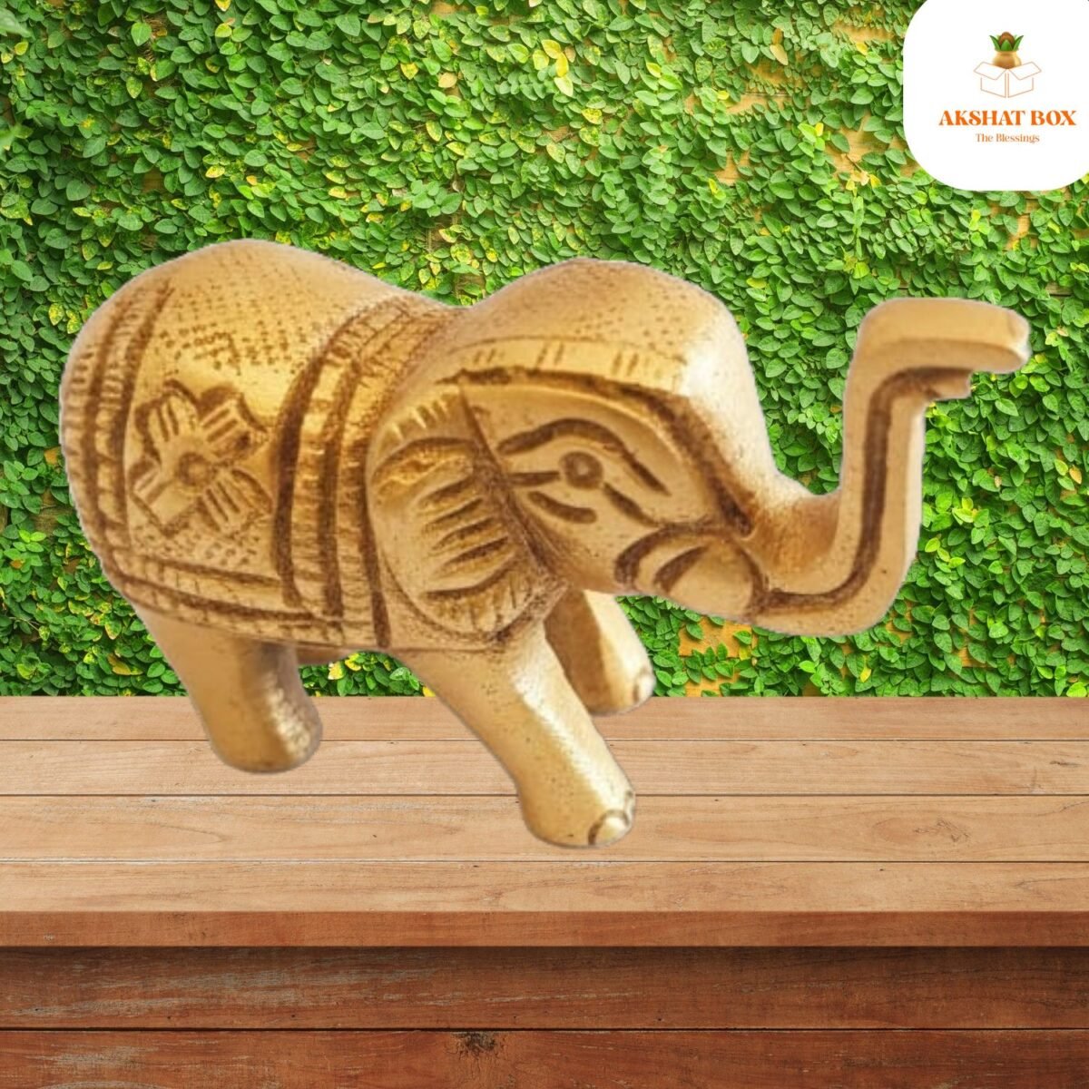 Brass mini elephant set of 2 - Image 4
