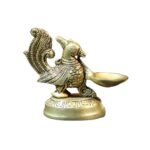 Brass Metal Handcrafted Bird Diya - Image 2