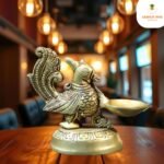 Brass Metal Handcrafted Bird Diya - Image 8