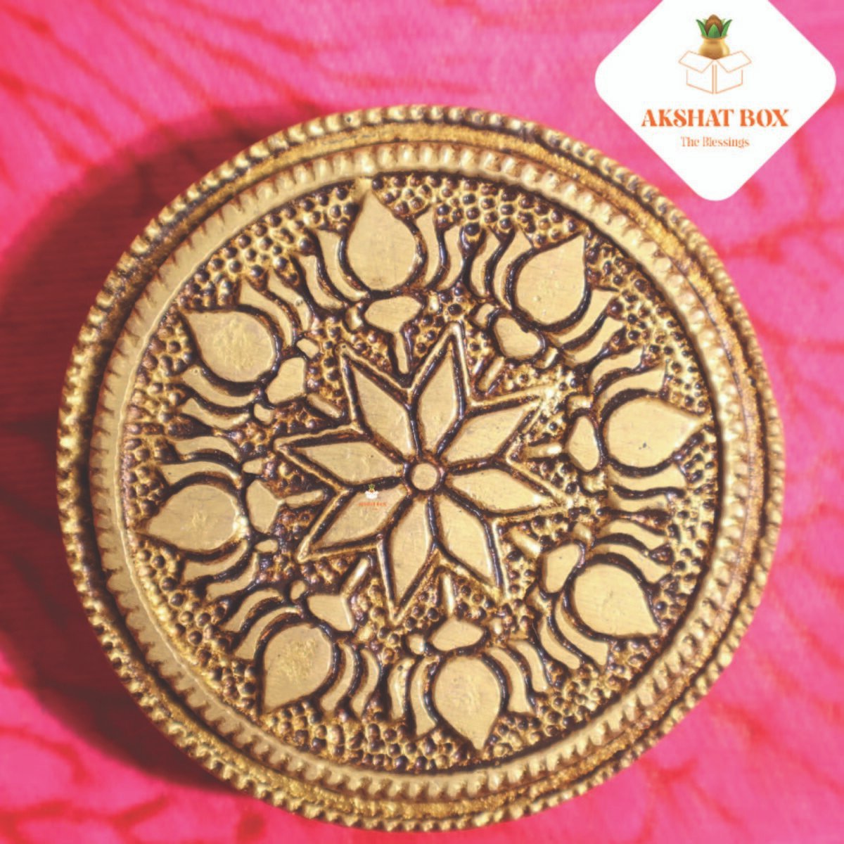 Circular Ethnic Pedestrail Chowki Big - Image 4