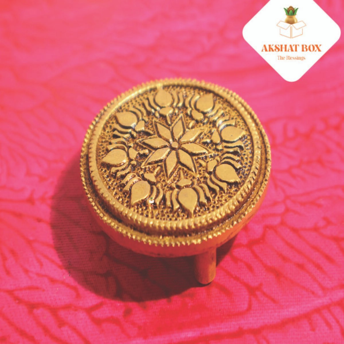 Circular Ethnic Pedestrail Chowki Big - Image 5