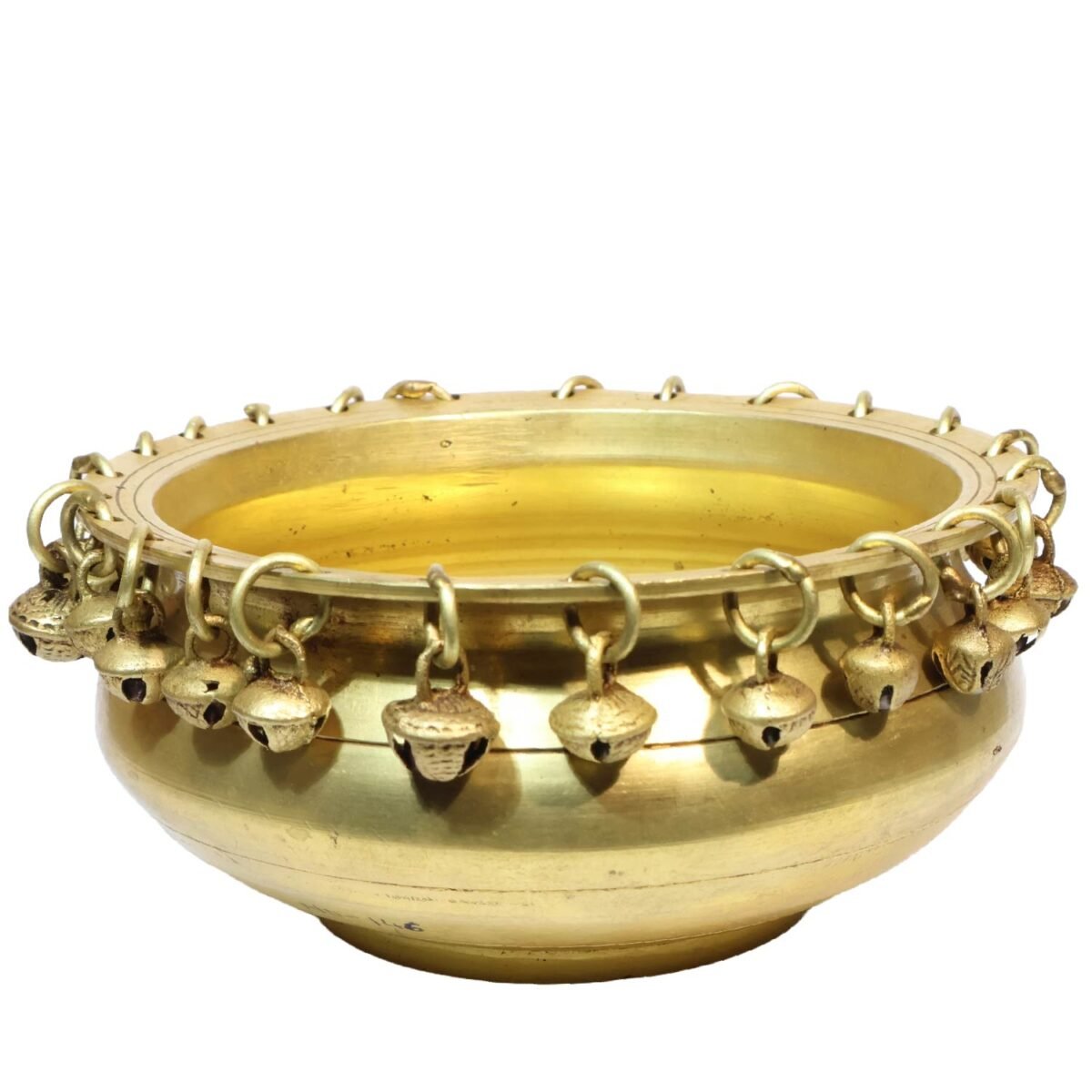 Urli Brass Bowl With Ghungroo Work - Image 2