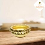 Urli Brass Bowl With Ghungroo Work