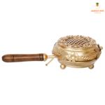 "Metal Incense Burn leaf and butterfly  Loban Dani Dhoop Dani Aarti" - Image 6
