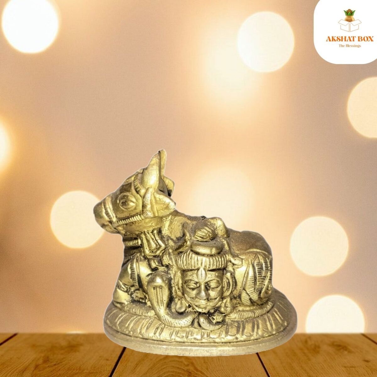 SMALL NANDI WITH ENGRAVED DESIGN 2 INCH - Image 4