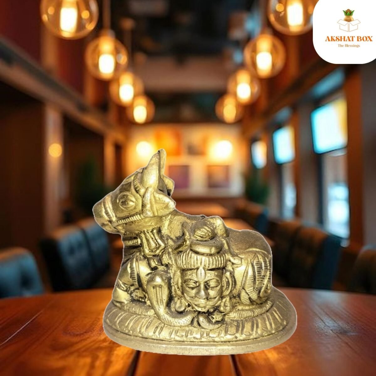 SMALL NANDI WITH ENGRAVED DESIGN 2 INCH - Image 5