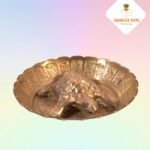 Brass Metal Turtle Vaastu Fengshui Tortoise on Plate - Image 5
