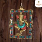 Ganesh Stone Work wall hanging in frame