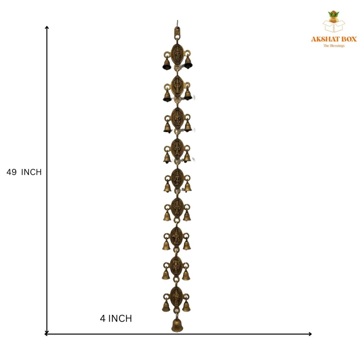 Dasavtaar Wall Hanging With Bells - Image 4