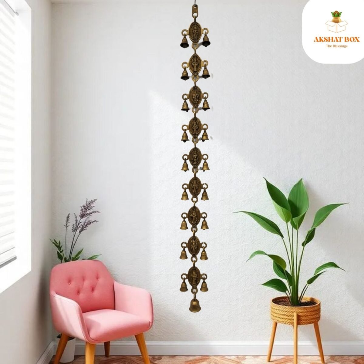 Dasavtaar Wall Hanging With Bells - Image 5