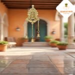 Brass  wall hanging Ganesha with 3 bell - Image 5