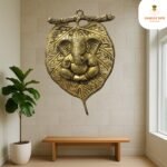 Wall Hanging Ganesh with pipal leaf