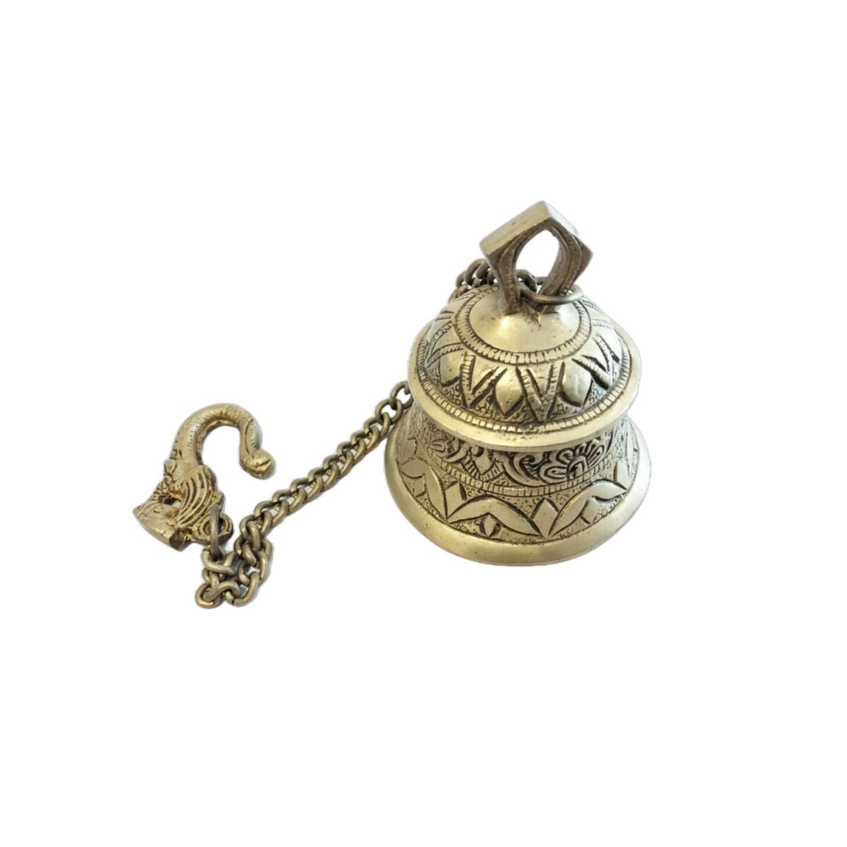Engraved  Designed Bell for pooja room Decoration - Image 2