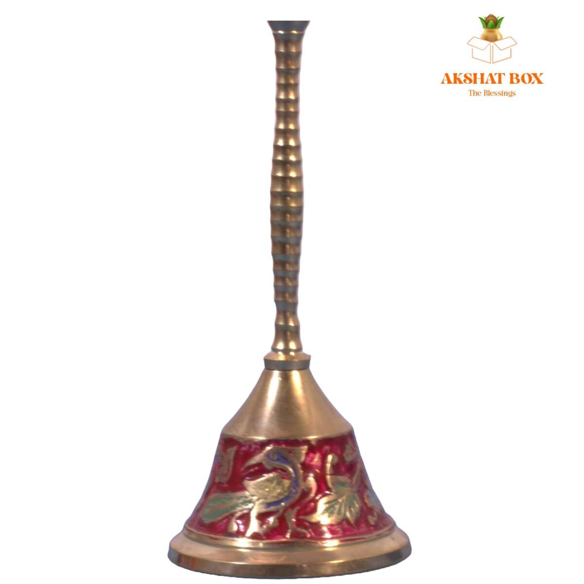 Meenakari Design Bell Butterfly and Peacock - Image 2