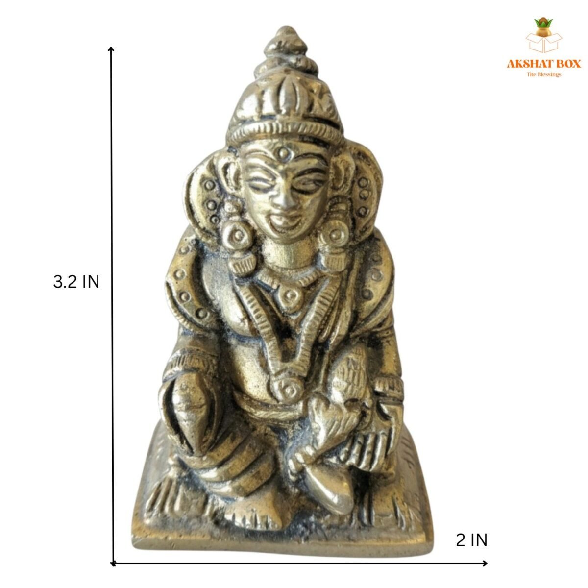 Lord Kuber Brass Statue - Image 4