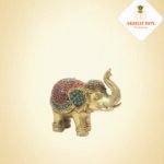 Brass Elephant Status Stone work - Image 5