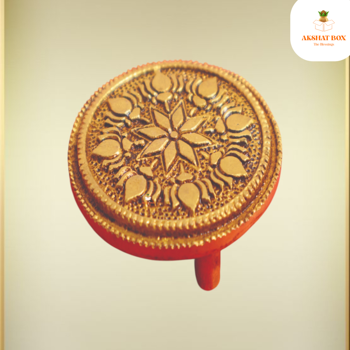 Circular Ethnic Pedestrail Chowki Big - Image 4