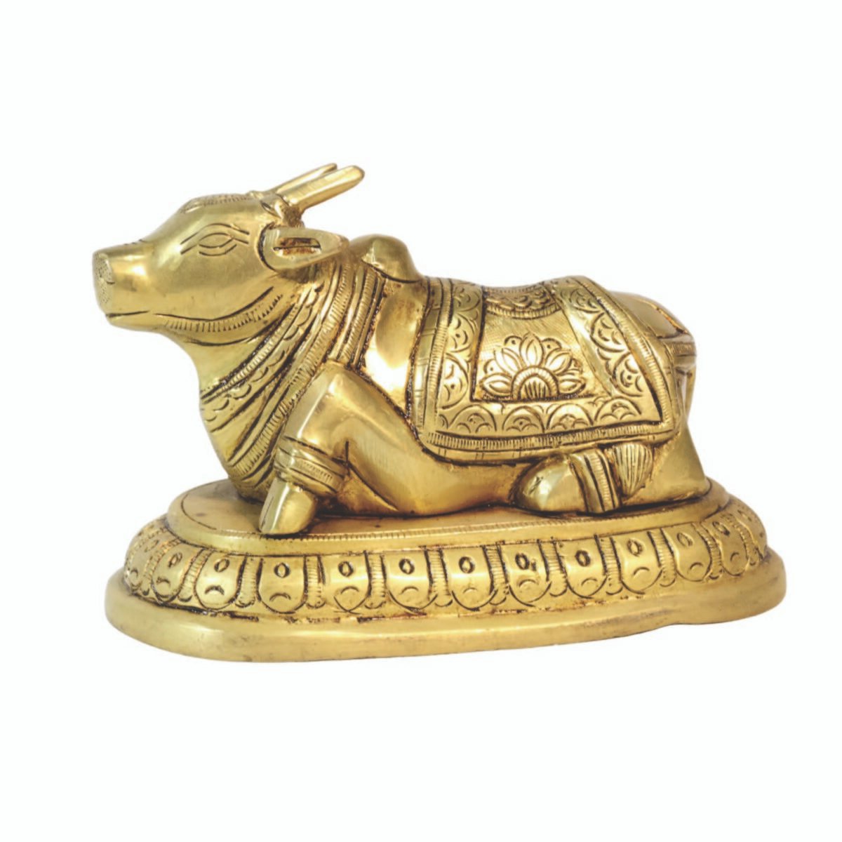 Brass Nandi Engraved - Image 2