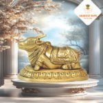 Brass Nandi Engraved