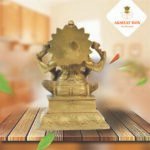 Brass Antique  Ganesh Idol with dholak - Image 6