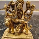 Brass Durga Mata Idol | Goddess Durga Murti – Akshat Box