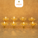 BRASS AND CRYSTAL AKHAND DIYA - Image 2