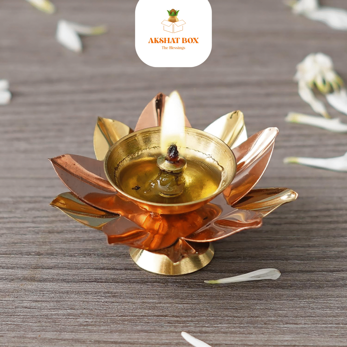 LOTUS BRASS DIYA - 4 - Image 4