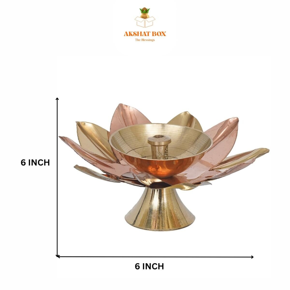 LOTUS BRASS DIYA - 6 - Image 7