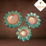 GOLDEN POLISH PETAL URLI SET OF 3